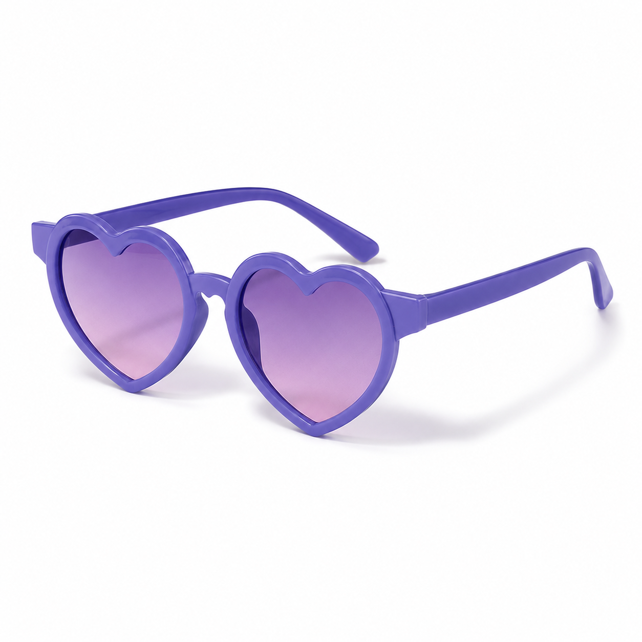 Lunettes de Soleil Enfant - Cœur Violet