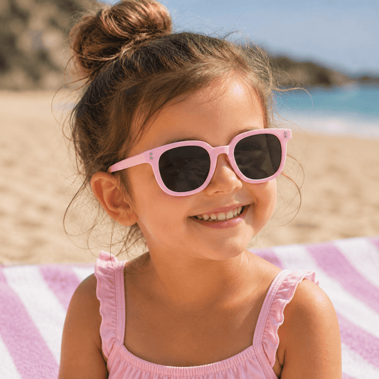 Lunettes de Soleil Enfants - Carrées Roses