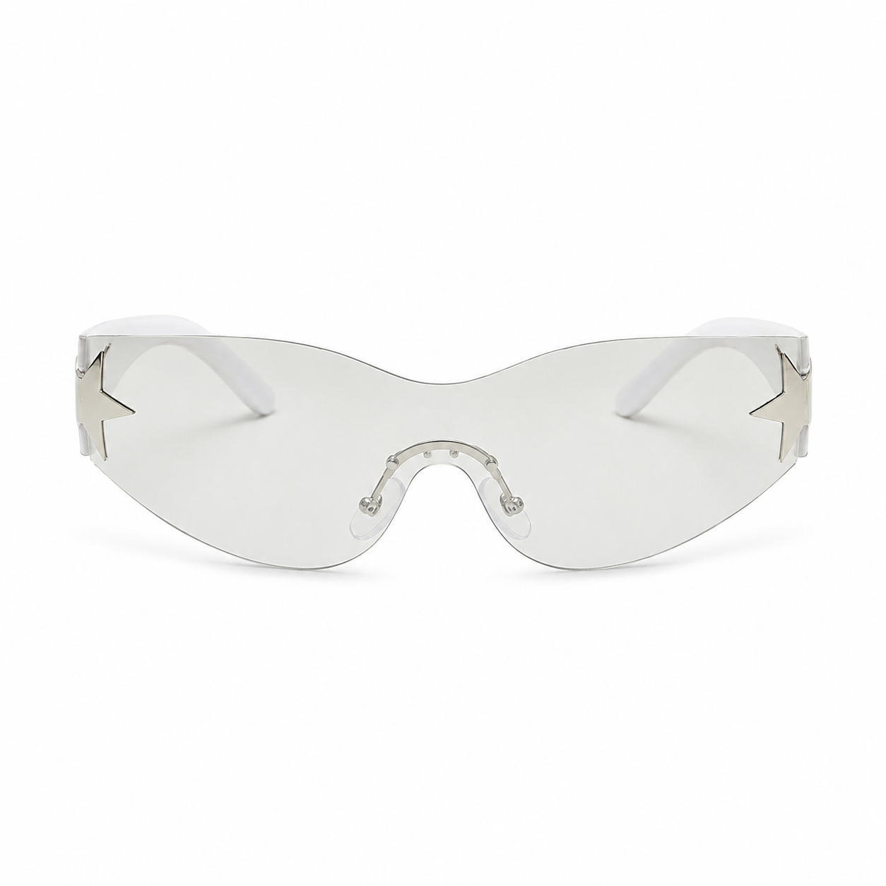 Lunettes de Soleil Futuristes -  Étoile Transparente