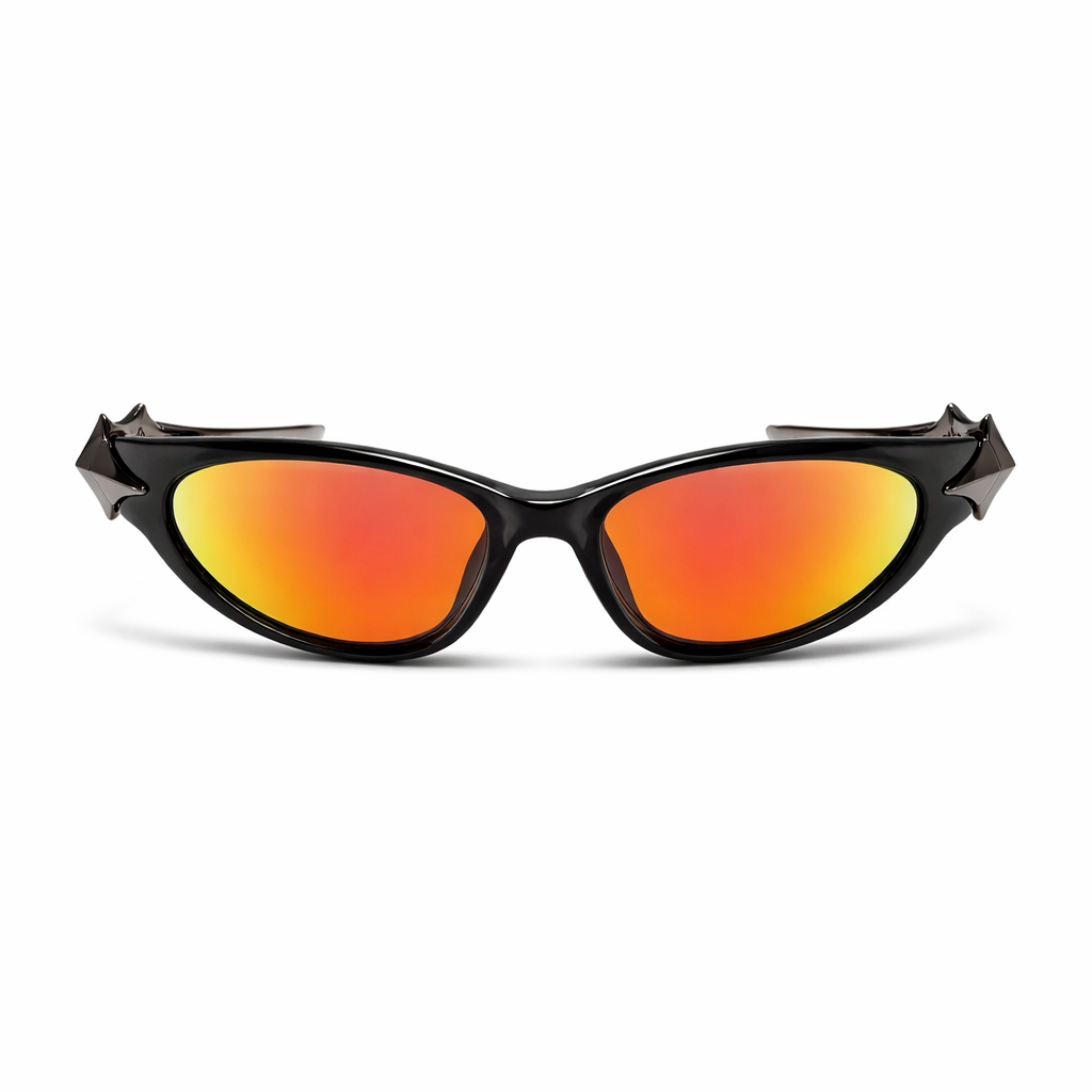 Lunettes de Soleil – Futuristes Spatiales Noires