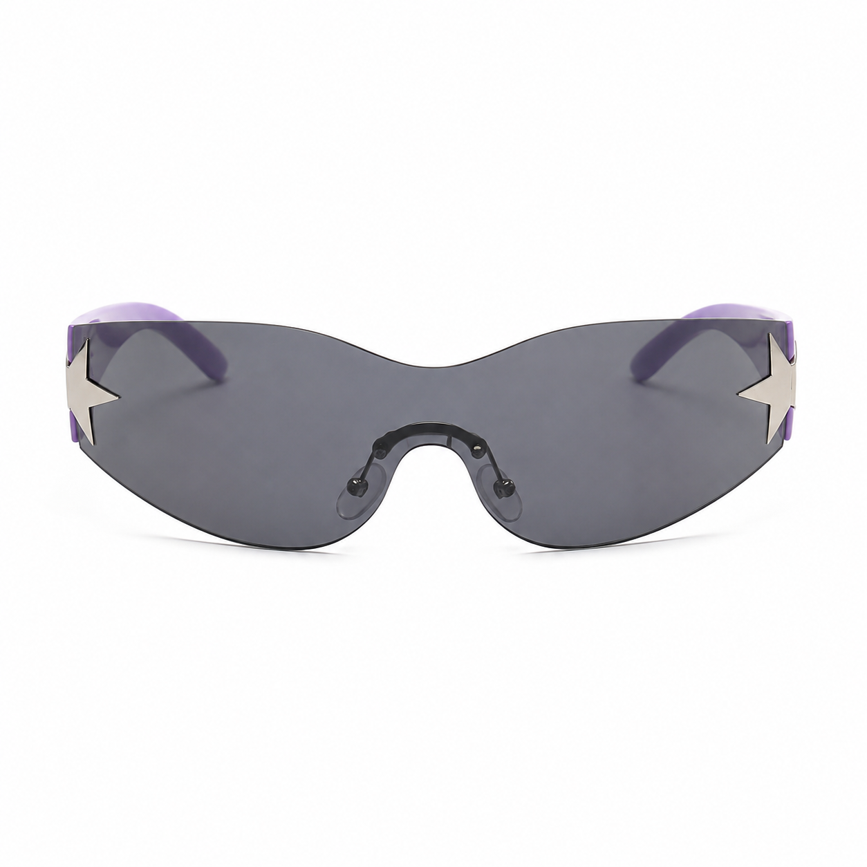 Lunettes de Soleil Futuristes - Étoile Violette