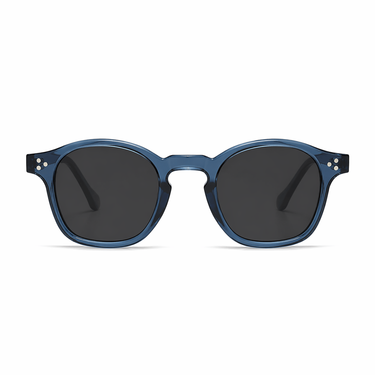 Lunettes de Soleil – Homme Rondes Bleues