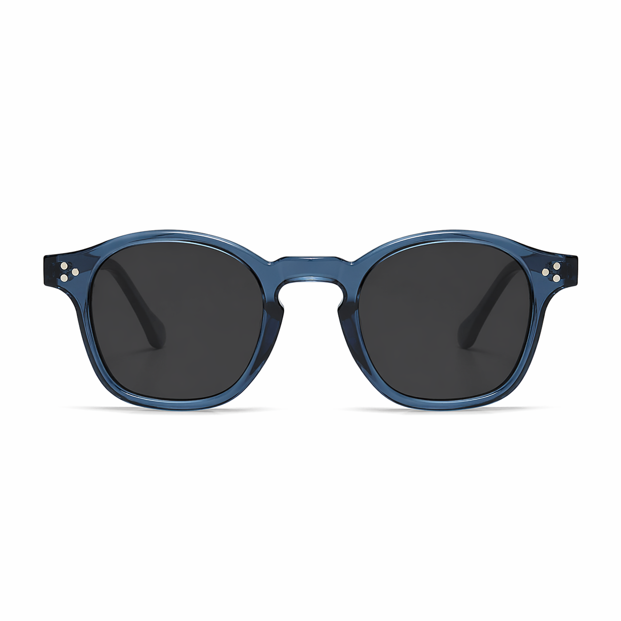 Lunettes de Soleil – Homme Rondes Bleues