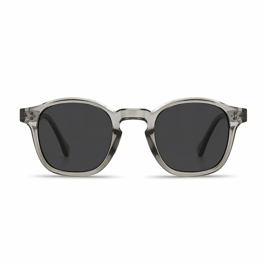 Lunettes de Soleil – Homme Rondes Grises