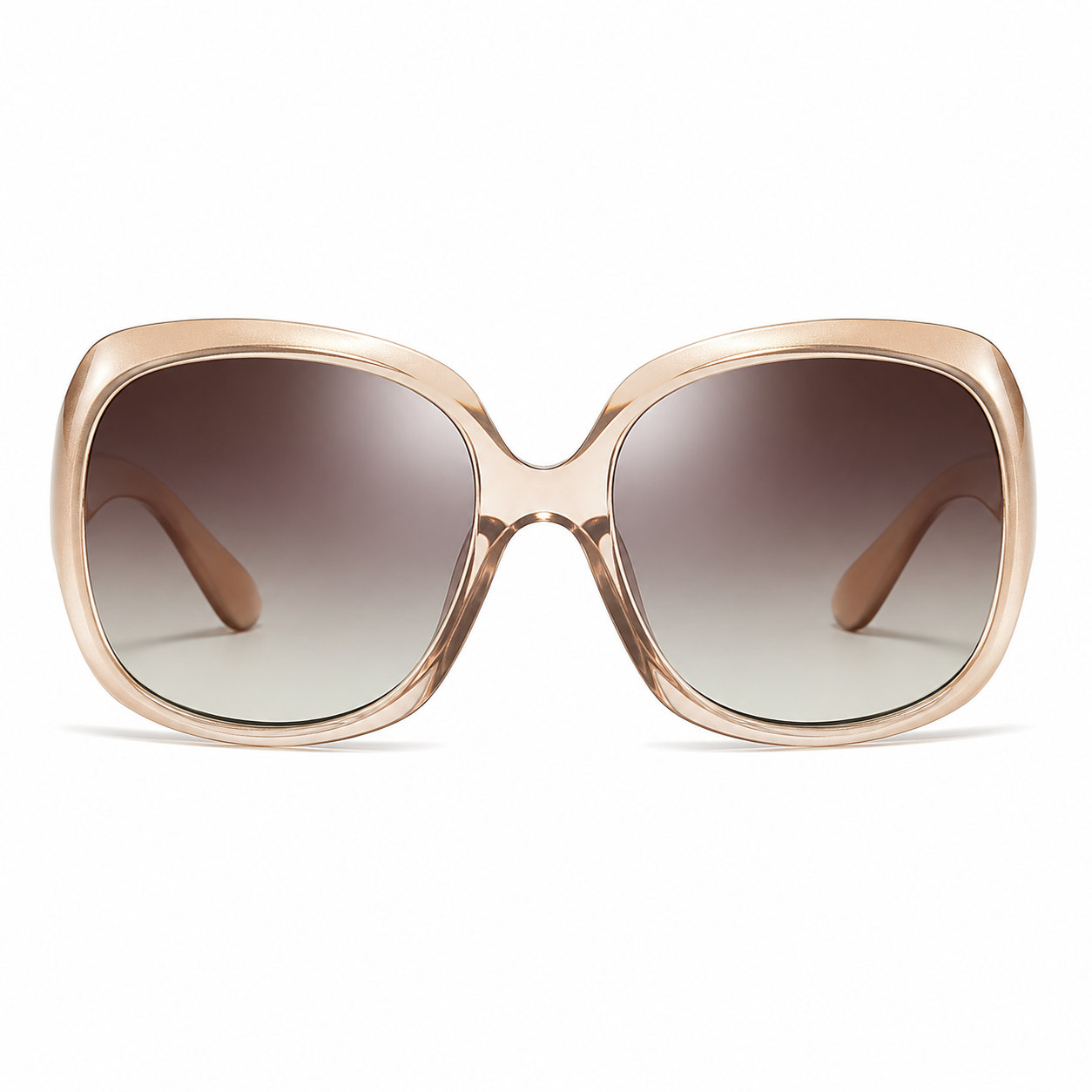 Lunettes de Soleil Oversize - Polarisées Photochromiques Beige