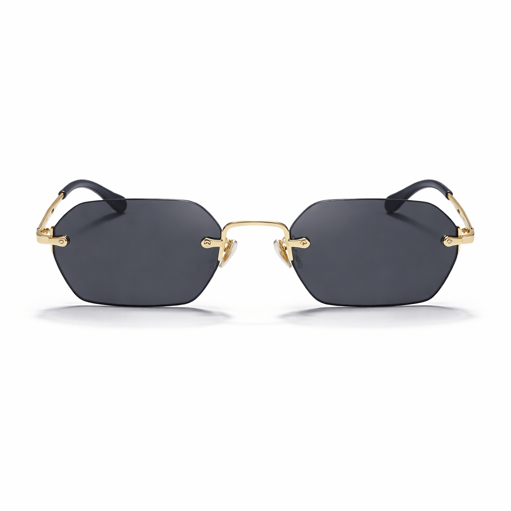 Lunettes de Soleil - Rectangulaires Noires
