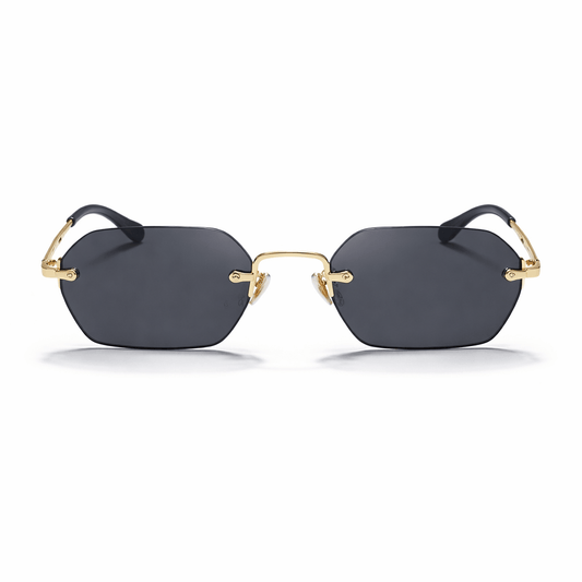 Lunettes de Soleil - Rectangulaires Noires