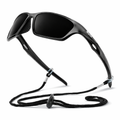 Lunettes de Sport - Polarisées Noires
