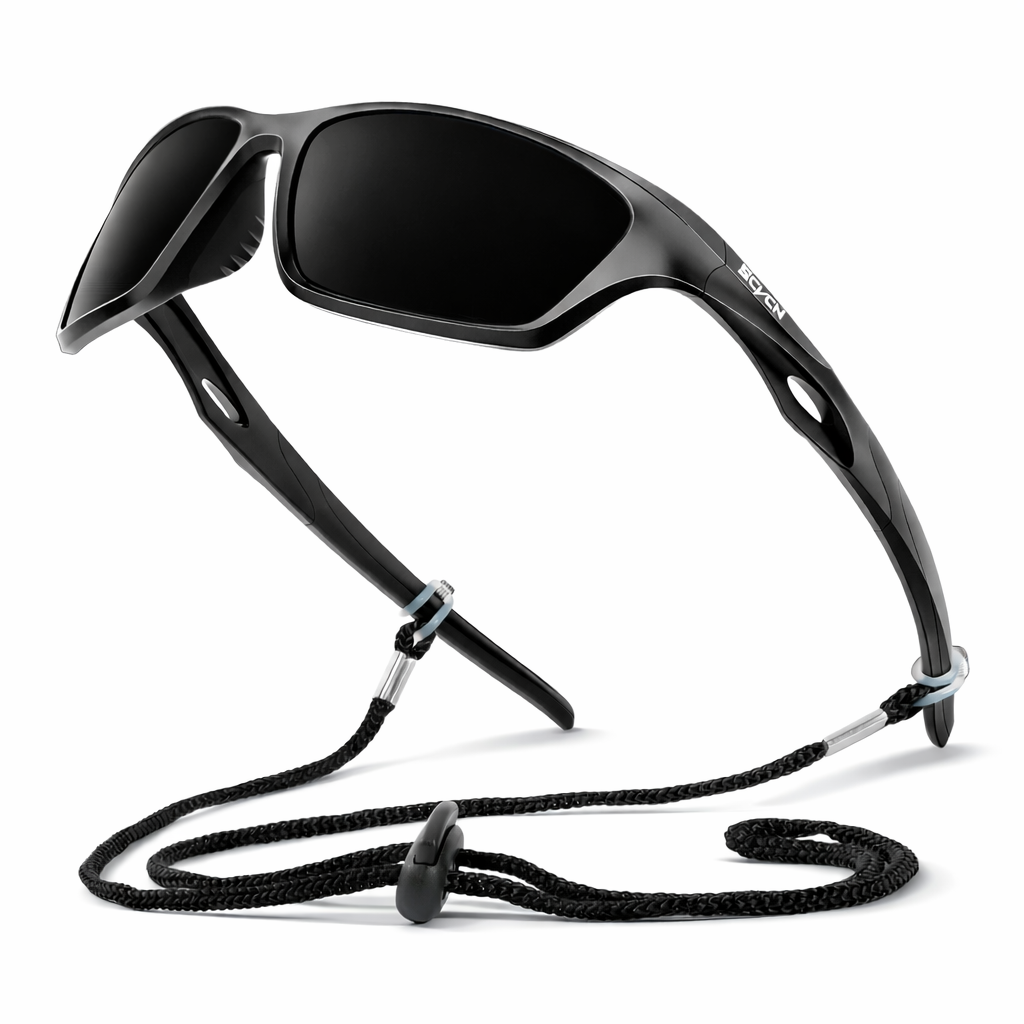 Lunettes de Sport - Polarisées Noires