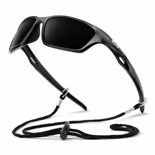 Lunettes de Sport - Polarisées Noires