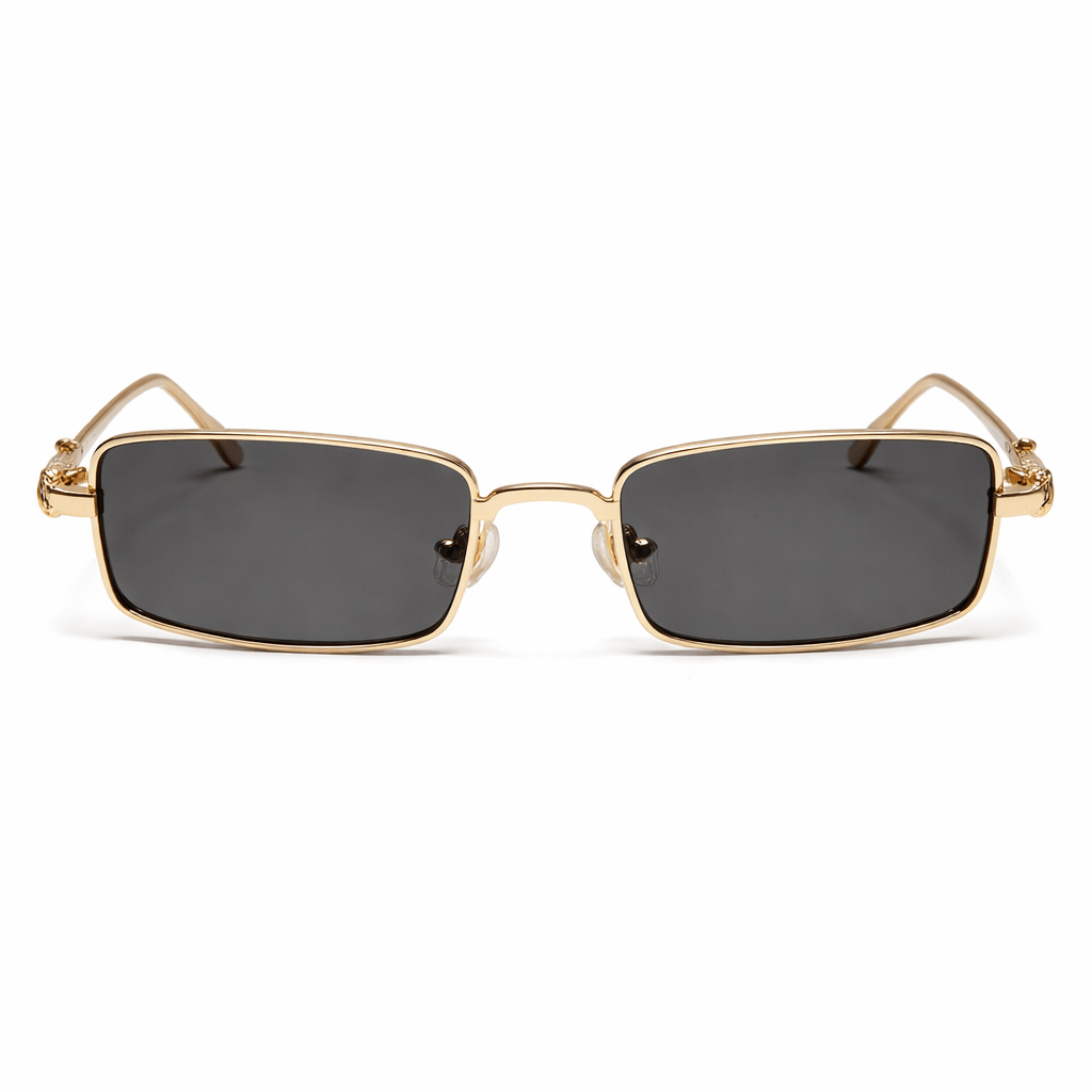 Lunettes de Soleil - Vision Rectangulaires Grises
