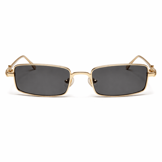 Lunettes de Soleil - Vision Rectangulaires Grises