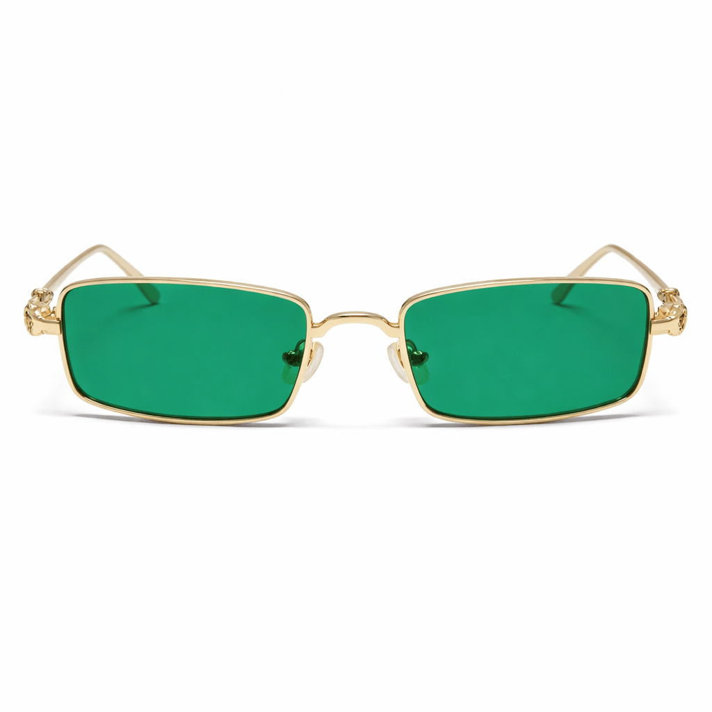 Lunettes de Soleil - Vision Rectangulaires Turquoises