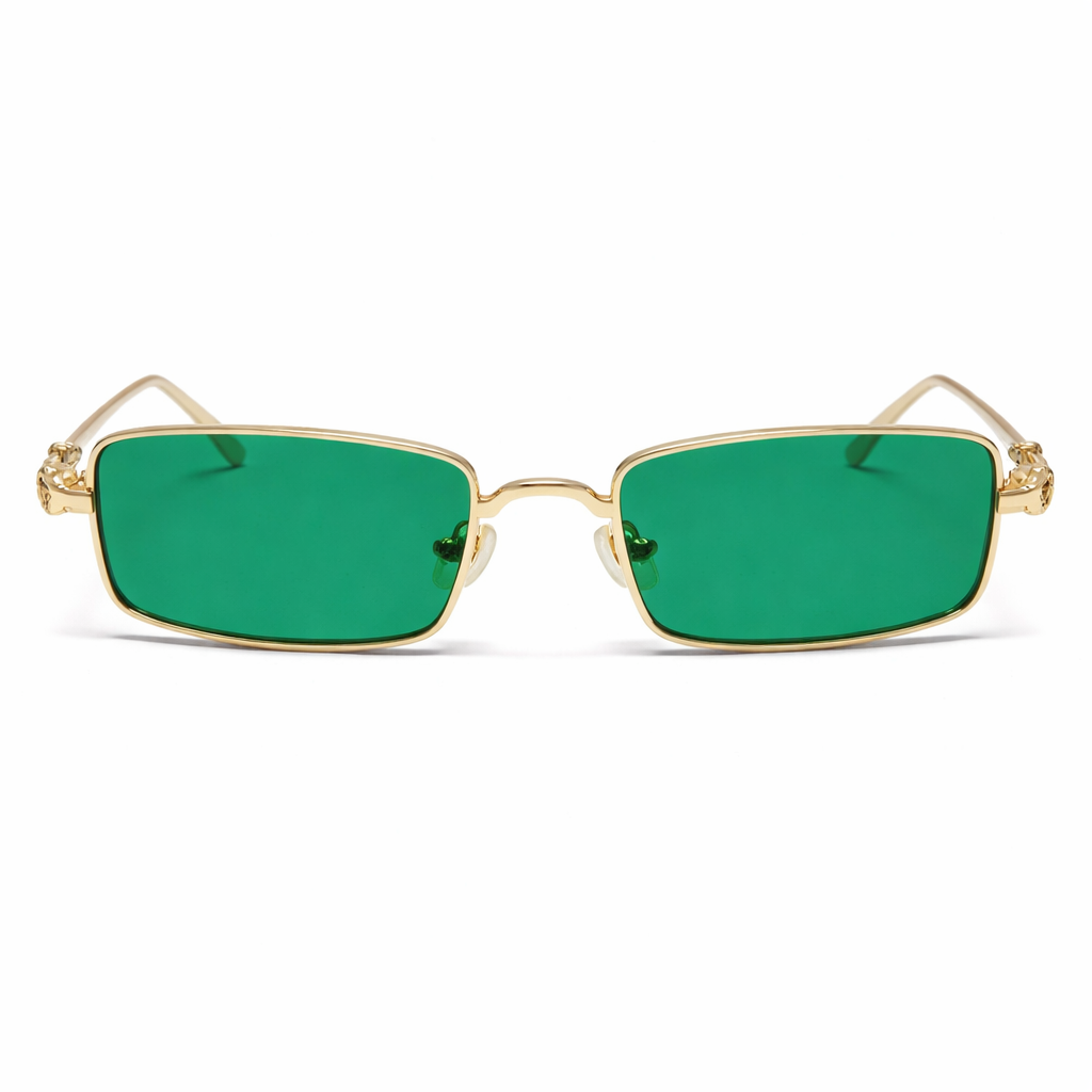 Lunettes de Soleil - Vision Rectangulaires Turquoises
