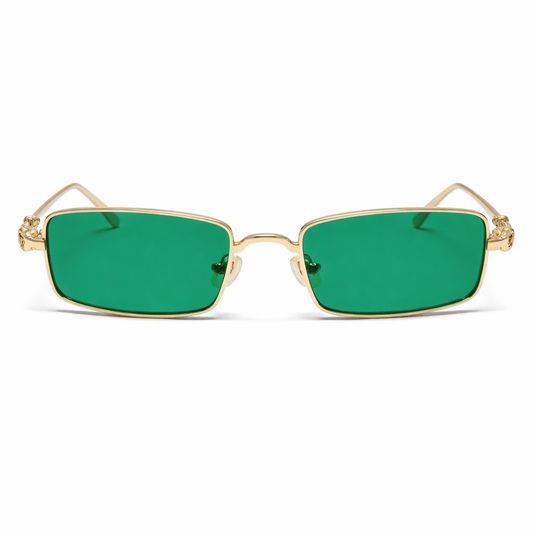 Lunettes de Soleil - Vision Rectangulaires Turquoises