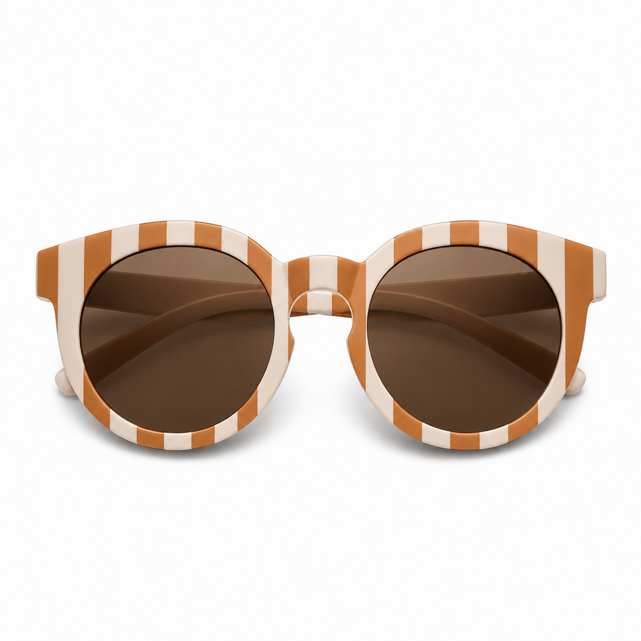  lunettes de soleil enfant rayées saumon