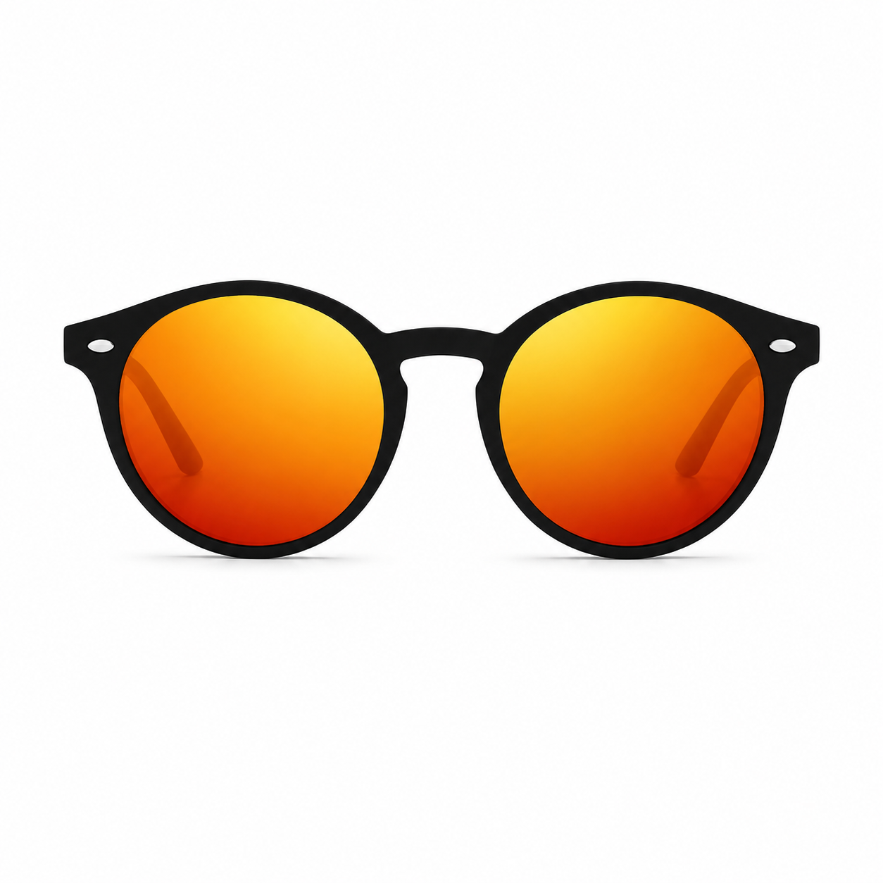 Lunettes de Soleil Polarisées - Rondes Oranges