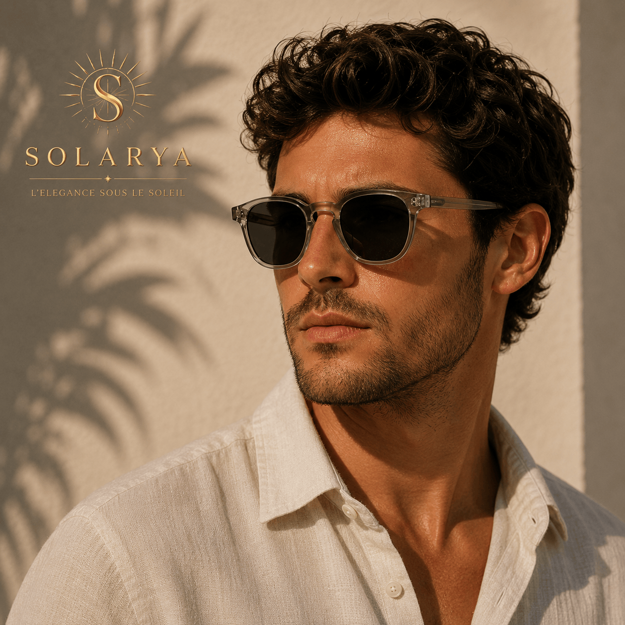 Lunettes de Soleil – Homme Rondes Grises